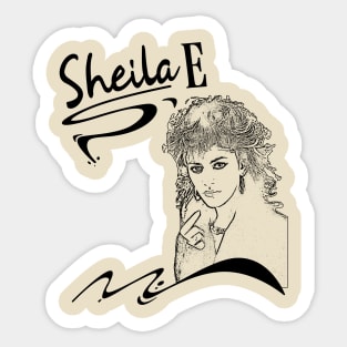 Sheila E // 80s Sticker